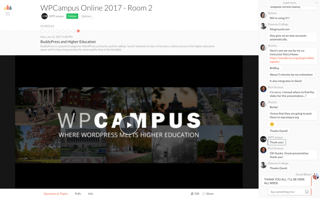 Slides From WPCampus Online 1/23/17